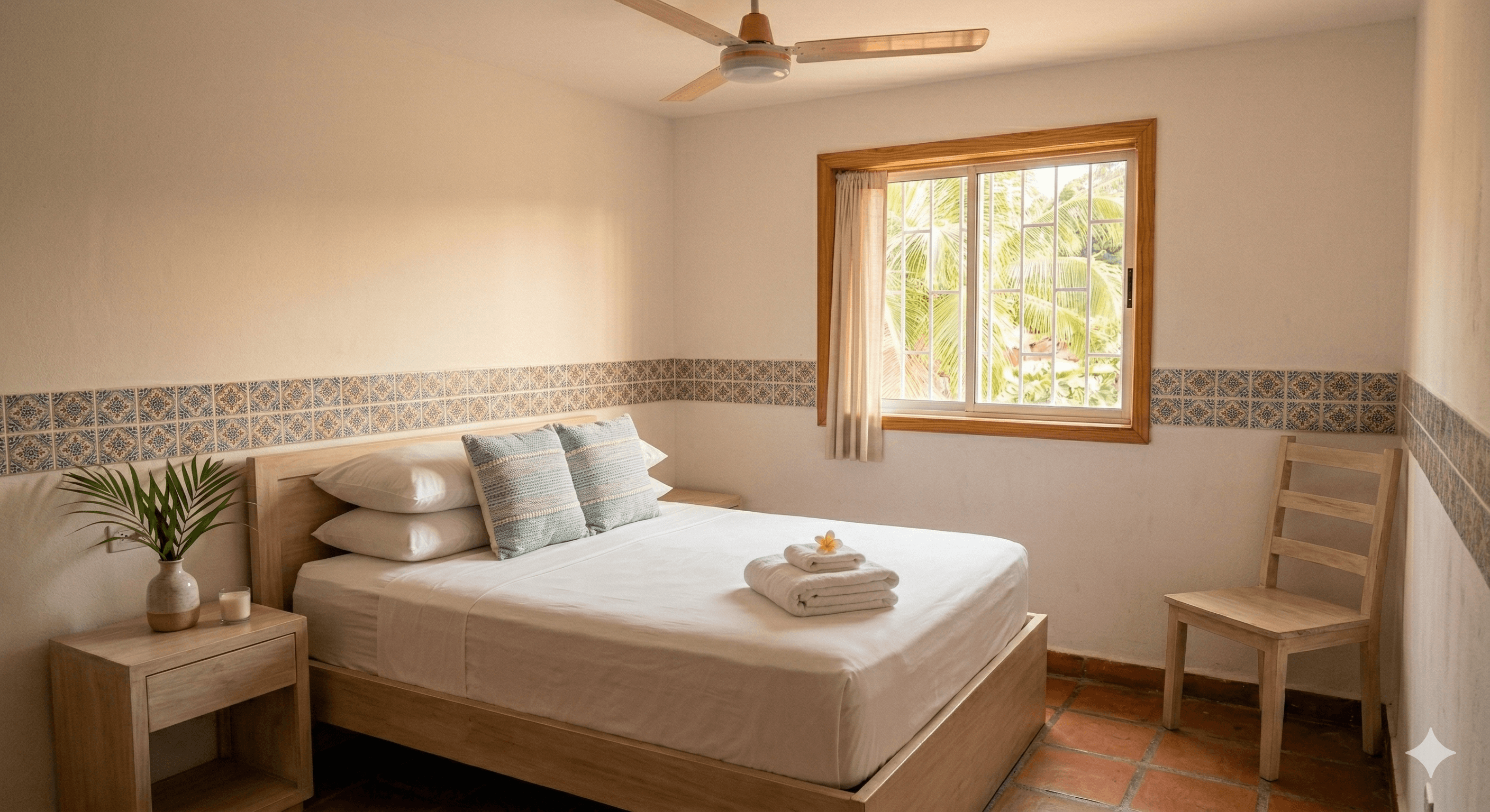 Habitación después de la limpieza